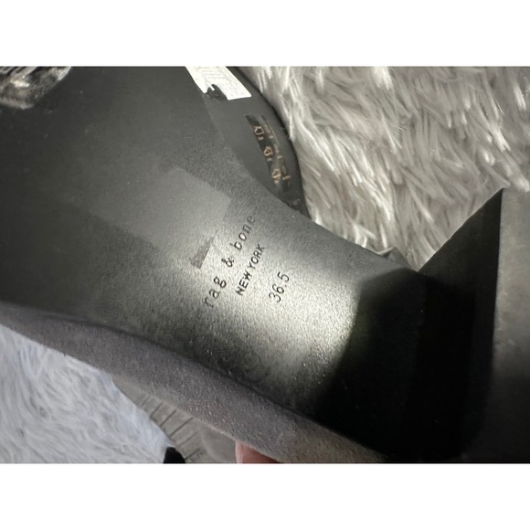 New Rag & Bone Rover suede gray Chelsea boots 36.5 - Picture 5 of 5